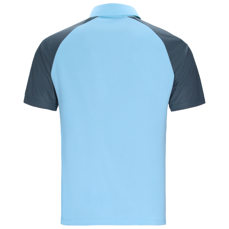 Mizuno Polyester Polo S.S. Lazio Men Retro Blue